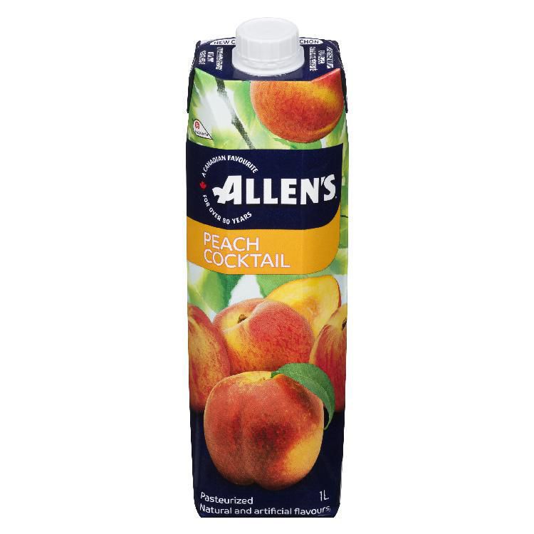 ALLEN'S PEACH COCKTAIL JUICE 1L