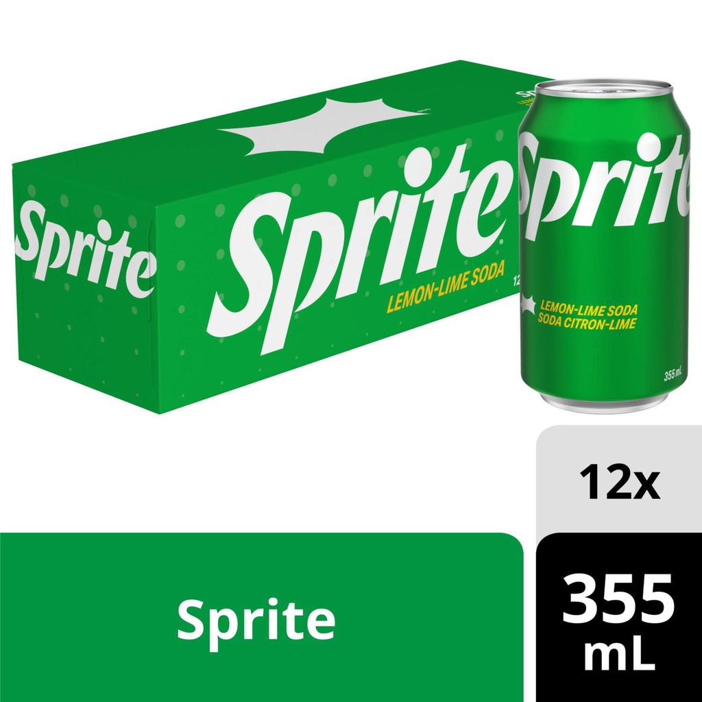 SPRITE CAN 355ML/12CT