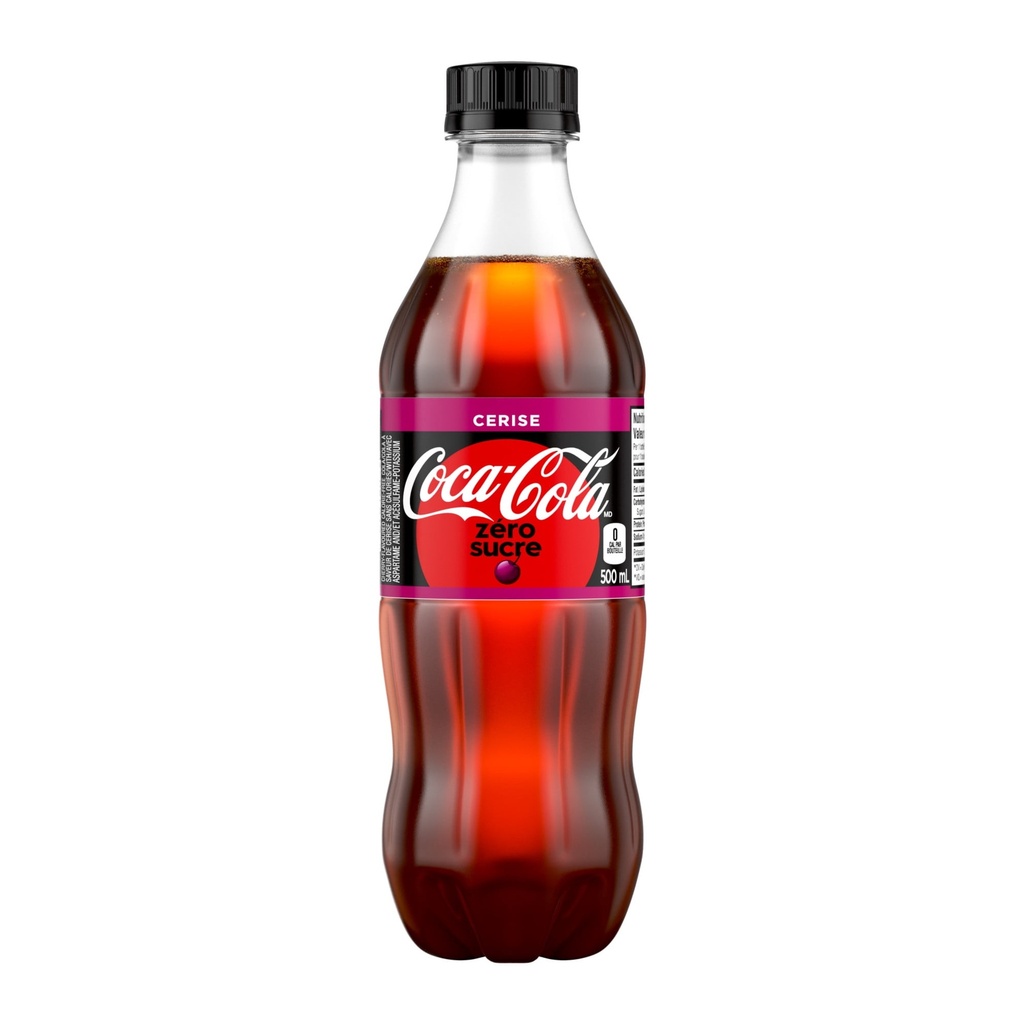 COCA COLA CHERRY ZERO BTL 500ML (CAN)