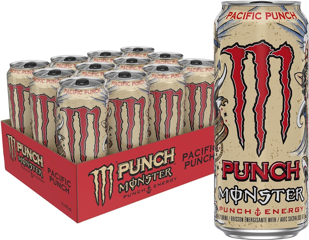 MONSTER ENERGY PACIFIC PUNCH 473ml 12CT (CAN)