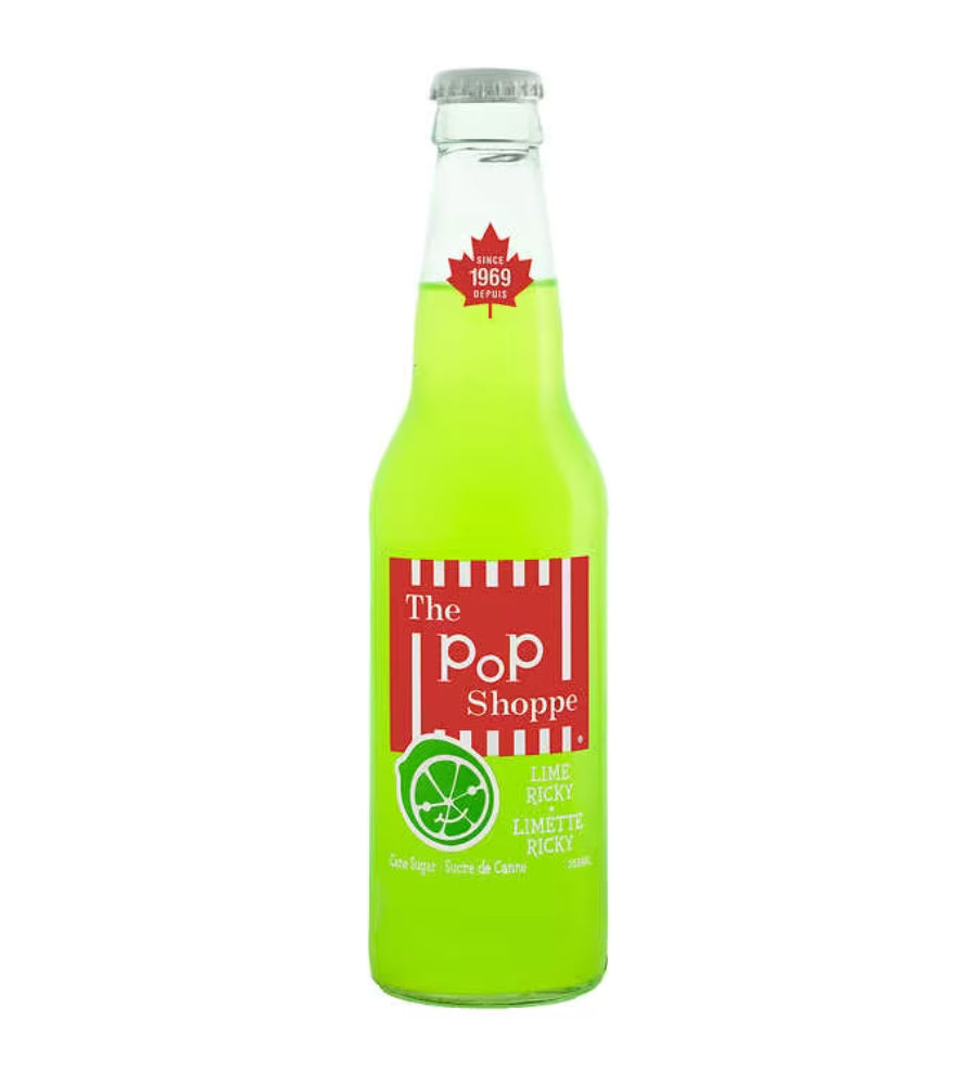 POP SHOPPE BOTTLE LIME RICKY 12CT