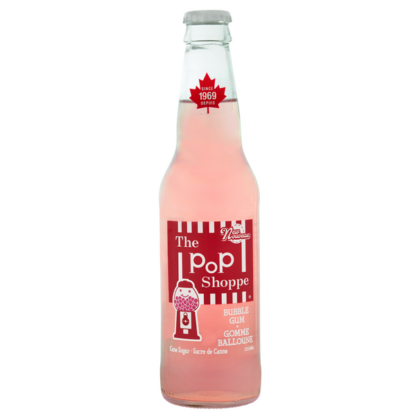 POP SHOPPE BOTTLE BUBBLE GUM 355ml 12CT