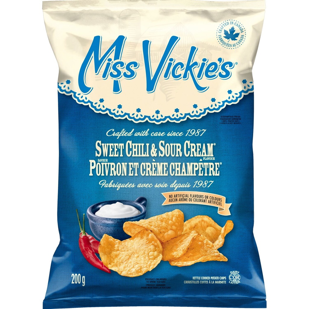 MISS VICKIE'S SWEET CHILI & SOUR CREAM 200g