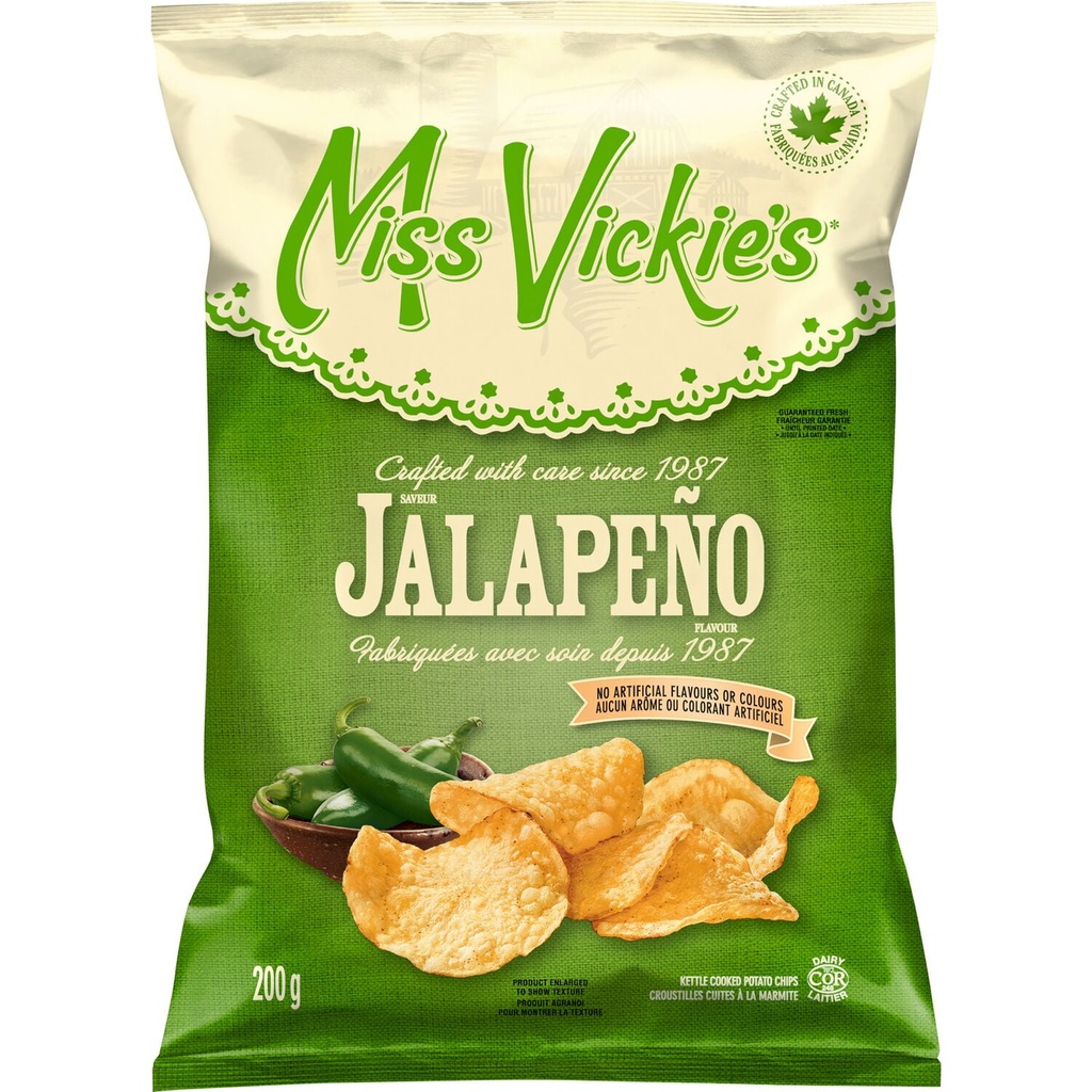 MISS VICKIE'S JALAPENO 200g