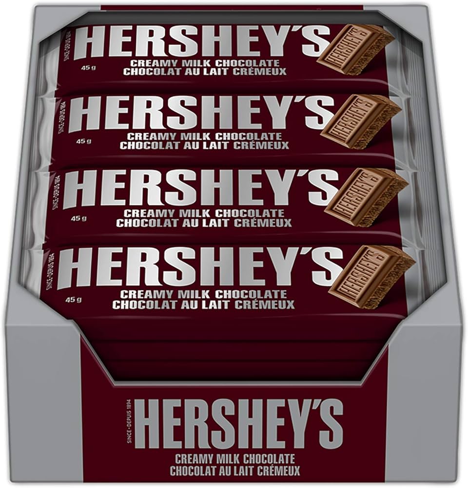 HERSHEY'S MILK CHOCOLATE 45g 36CT