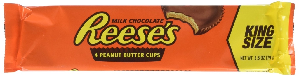 REESE'S PEANUT BUTTER CUPS KING SIZE 24CT (4 CUP)