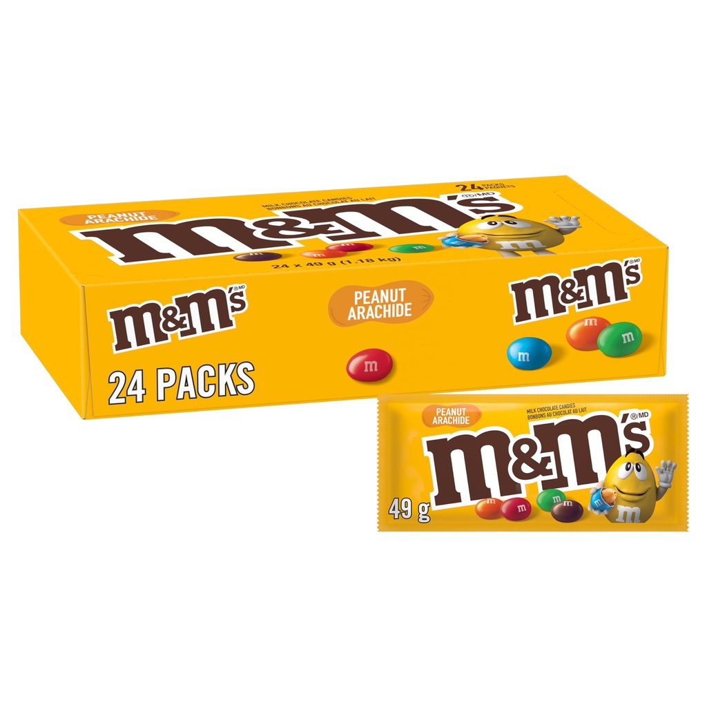 M&M'S BOX PEANUT 49G/ 24CT (CAN)