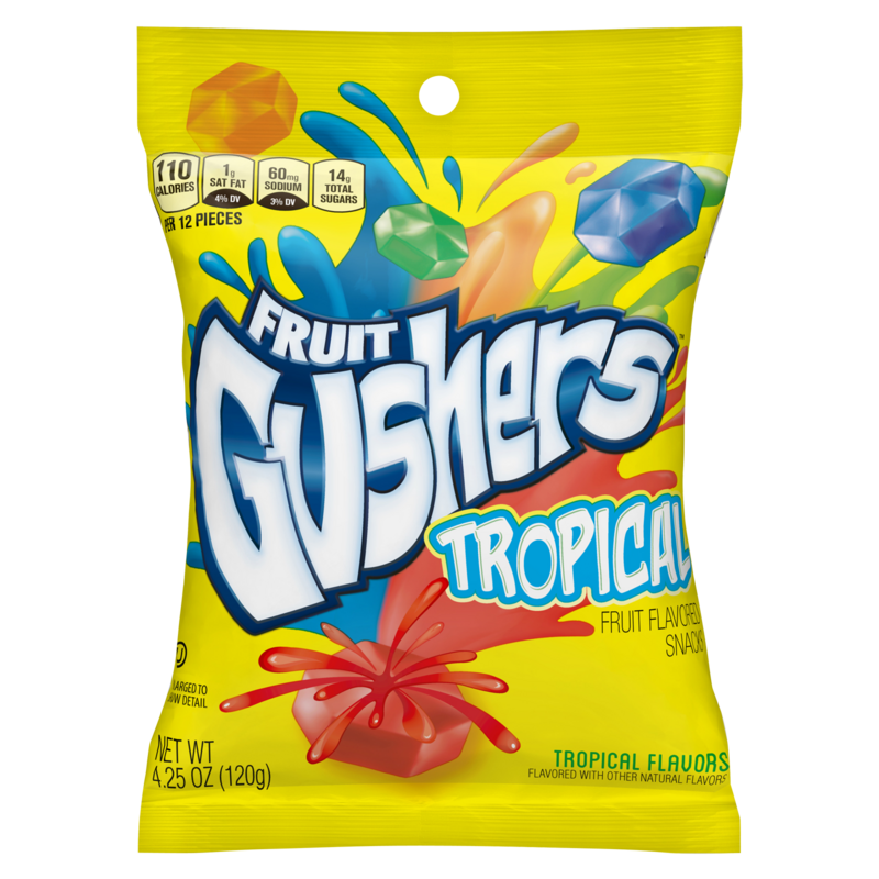 GUSHERS TROPICAL 4.25oz 8PK