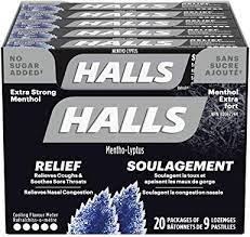 HALLS EXTRA STRONG S/F 20CT