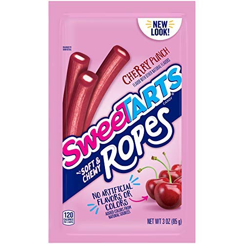 SWEETARTS ROPES CHERRY PUNCH PEG 3oz