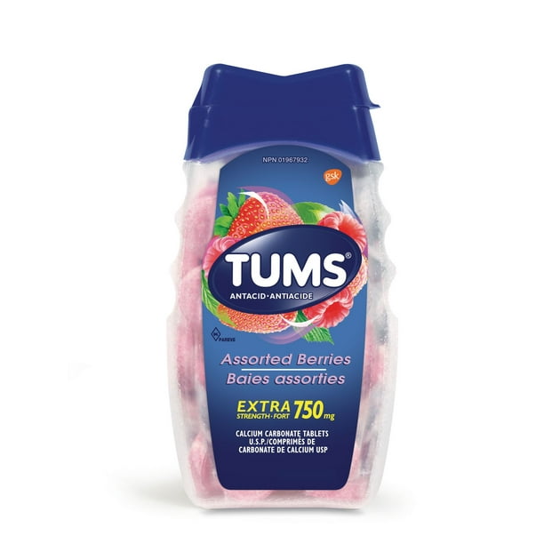 TUMS EX ST ASST BERRIES 750 100CT