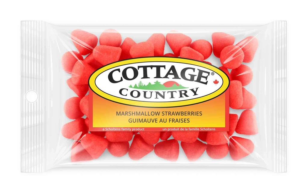 COTTAGE COUNTRY MARSHMAl. STRAWBE.100g