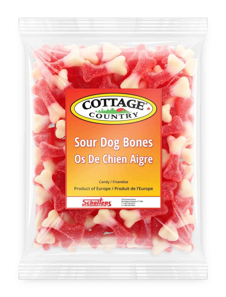 COTTAGE COUNT. SR. DOG BONES 1kg