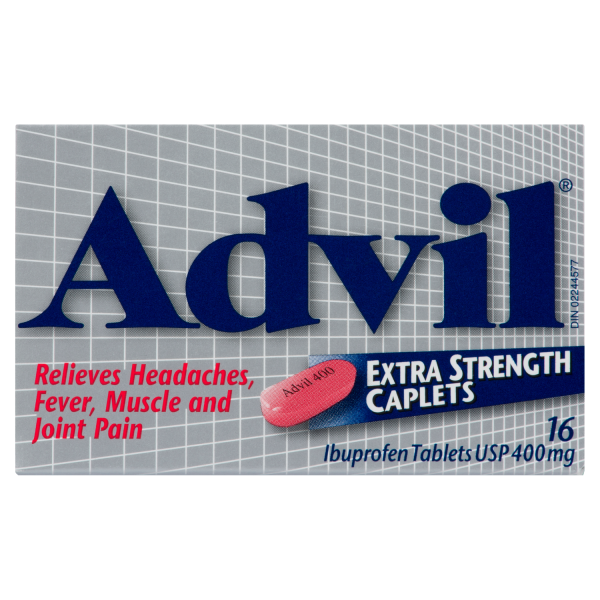 ADVIL EX ST CAPLETS 400MG/ 16'S