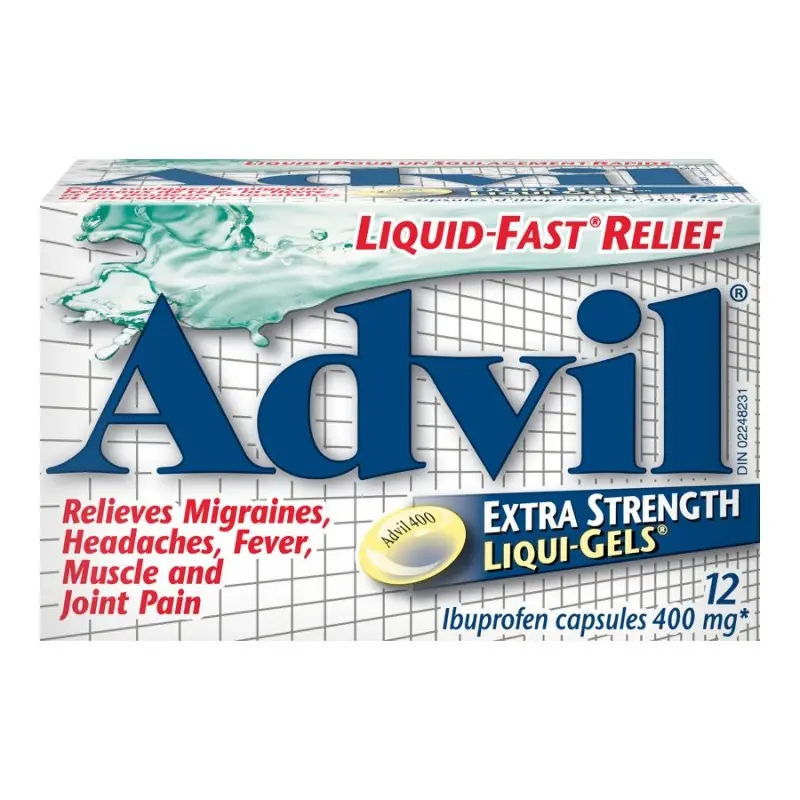 ADVIL EX ST LIQUI-GELS CAPSULES/ 12'S
