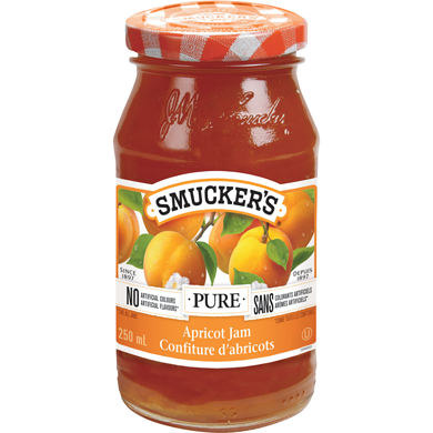 SMUCKER'S JAM APRICOT 250ML