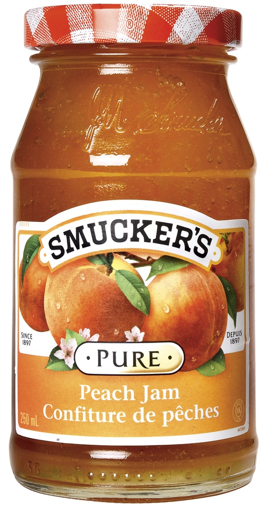 SMUCKER'S JAM PEACH JAM 250ML