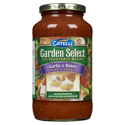 CATELLI GARDEN SELECT GARLIC & ONION SAUCE 640ML