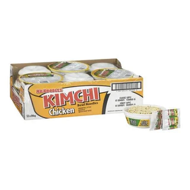 MR NOODLES SOUP KIMCHI CHICKEN (86G-12PK)