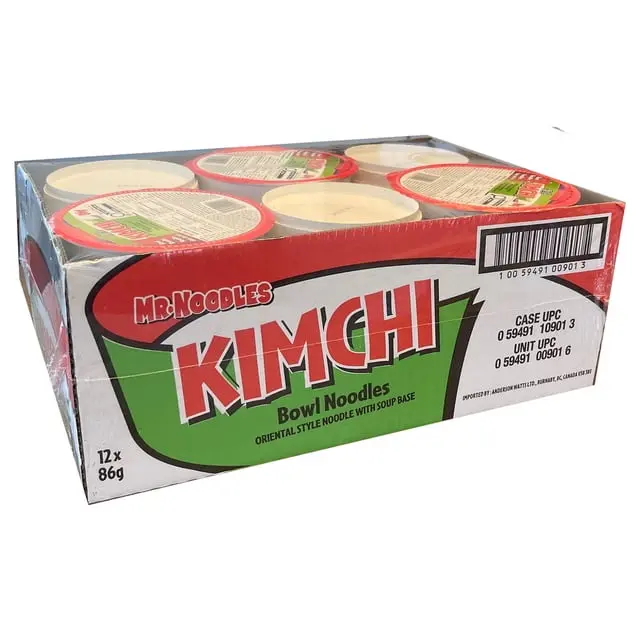 MR NOODLES SOUP KIMCHI TRADITIONAL (86G-12PK)