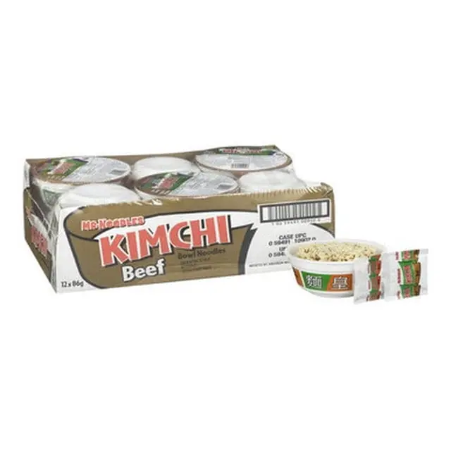 MR NOODLES SOUP KIMCHI BEEF (86G-12PK)