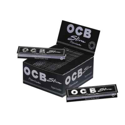 OCB BLACK SLIM KING SIZE 50/PK