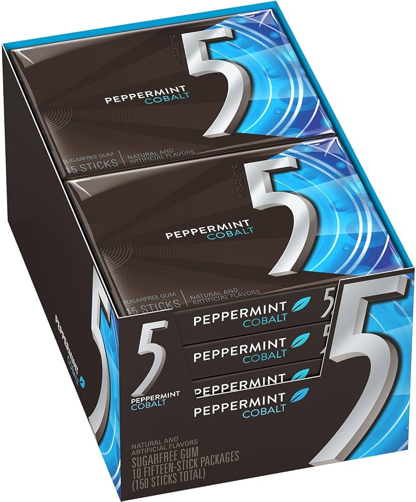 5 GUM COBOLT PEPPERMINT / 10CT