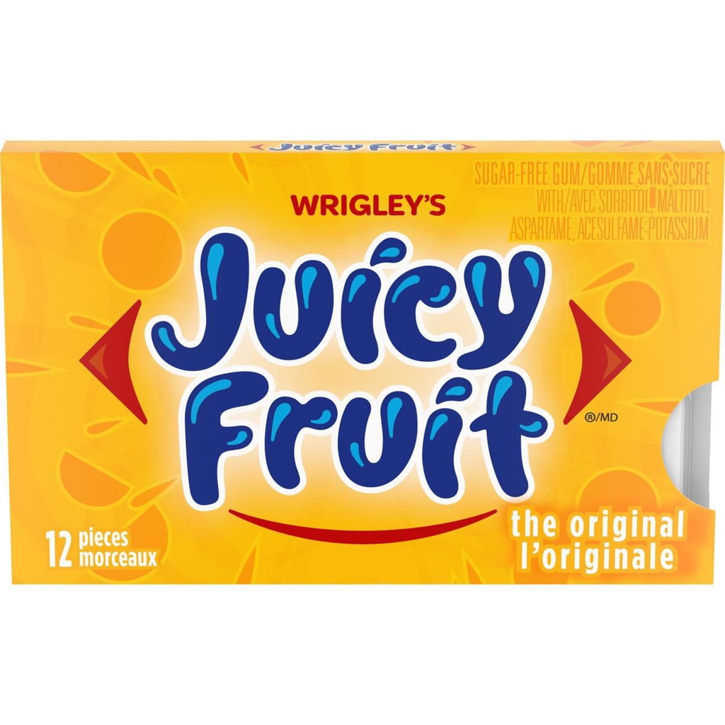 JUICY FRUIT GUM ORIGINAL 12CT