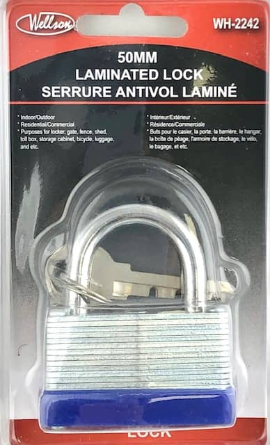 LAMINATED LOCK 50MM 