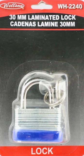 LAMINATED LOCK 30MM 