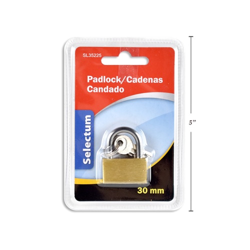 BRASS LOCK 30MM 