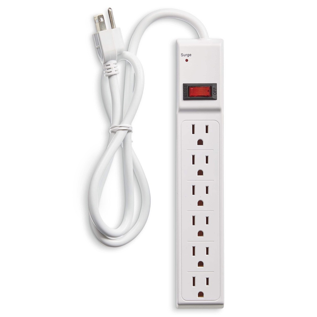 Power bar 6 outlet