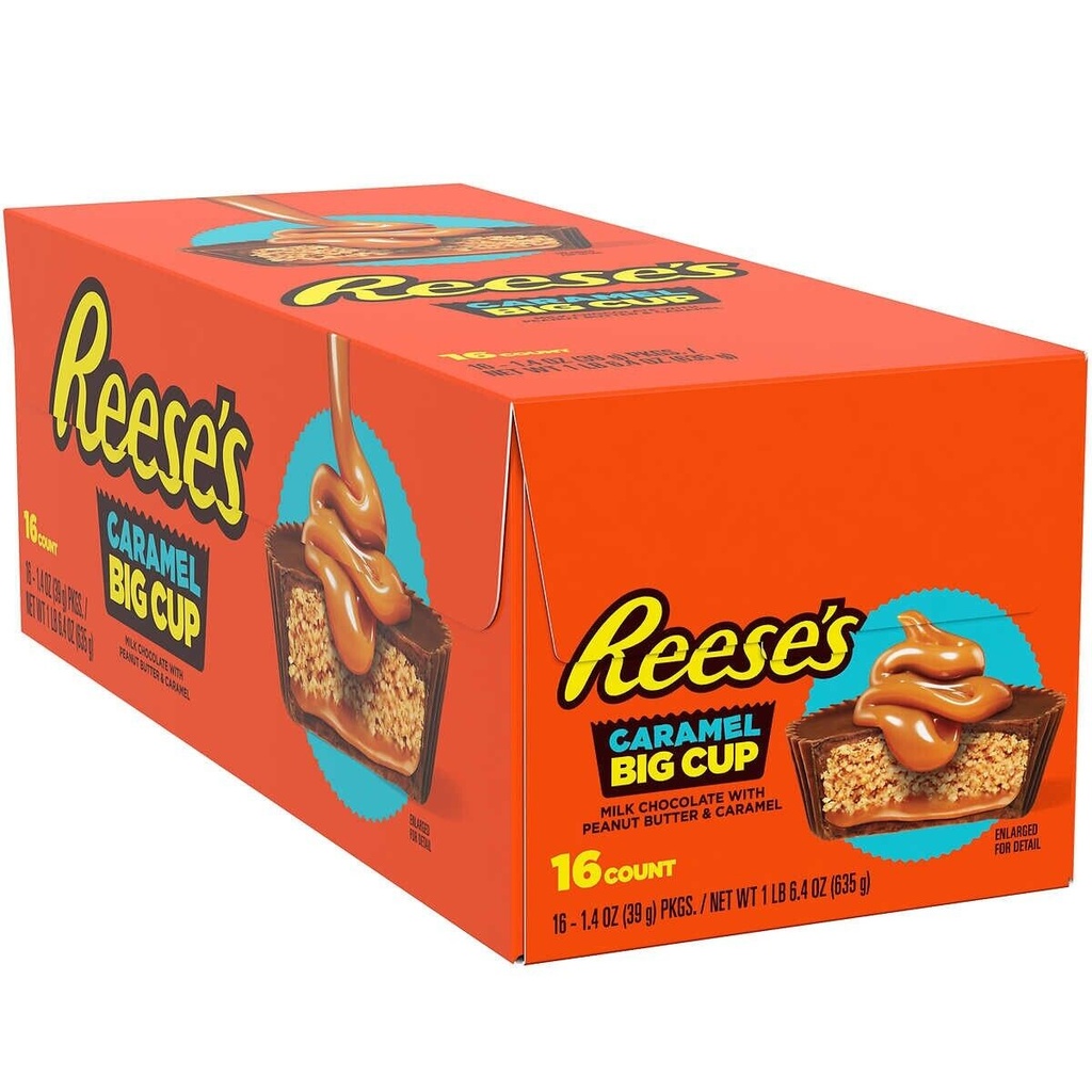 REESE'S BIG CUP CARAMEL KING SIZE 79G /16CT