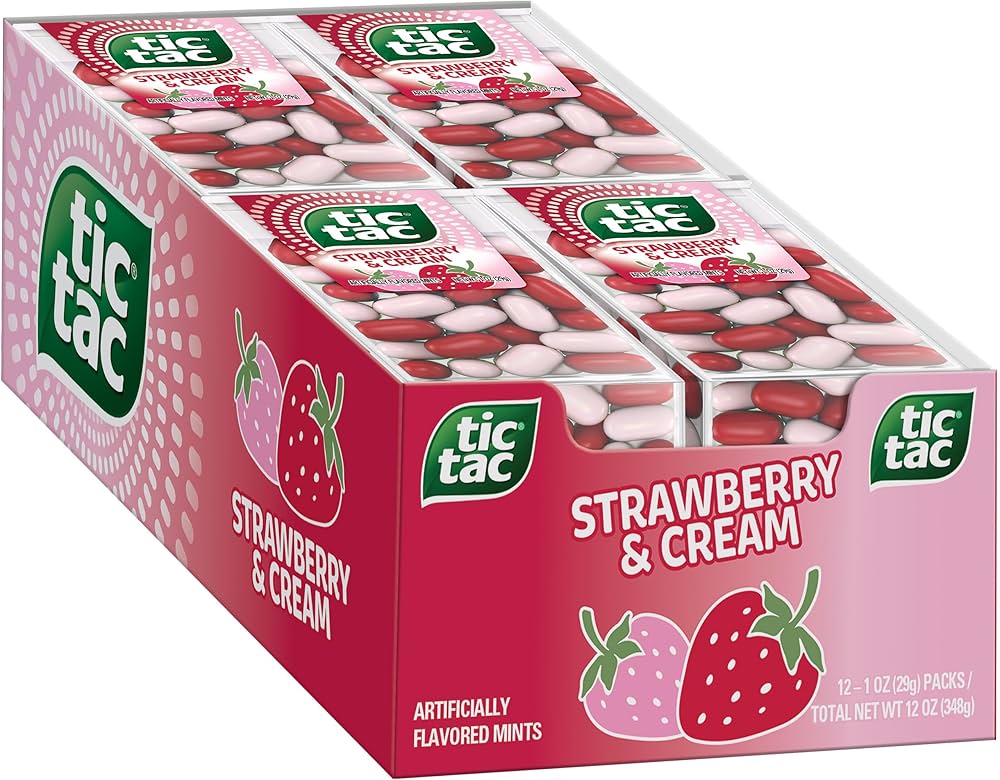 TIC TAC STRAWBERRY & CREME 12CT 