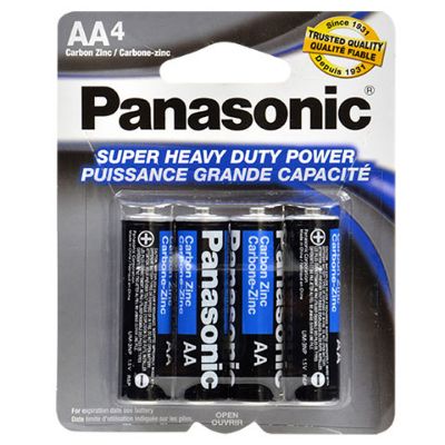 PANASONIC BATTRIES AA 4 