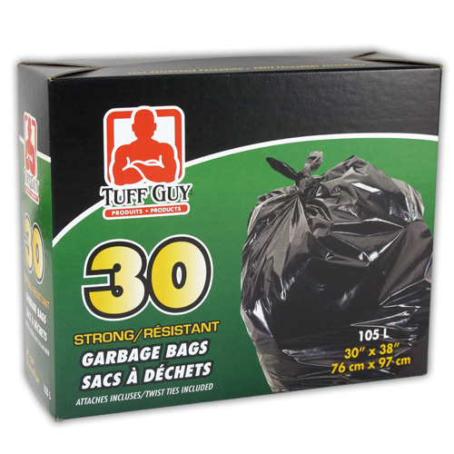  GARBAGE BAGS 30"x38" 30PK