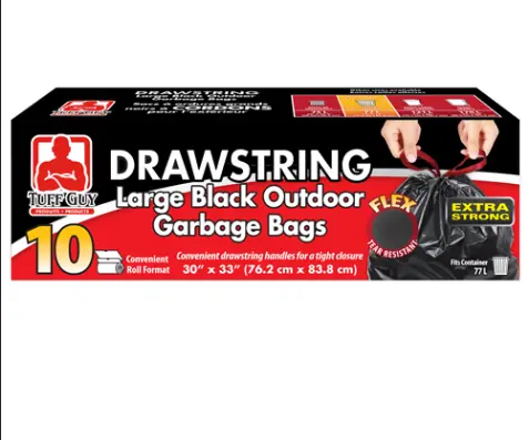 Garbage bag large 30"x33" 10pk