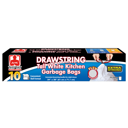 TUFF GUY KITCHEN GARBAGE BAG 24"X28" / 10PK