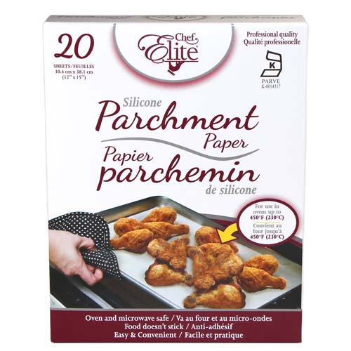 PARCHMENT SILICONE PAPER /20PK