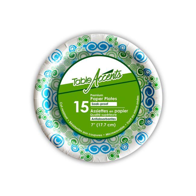 PAPER PLATE 7" 15PK