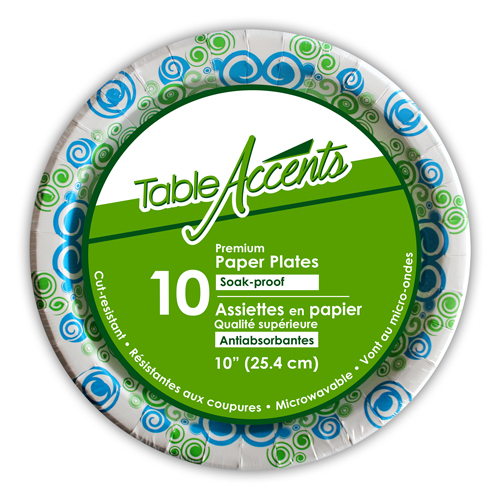 PAPER PLATE 10" / 10PK 