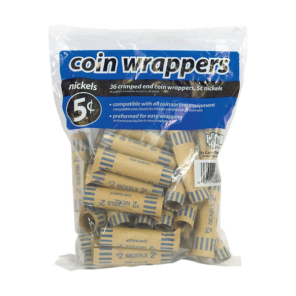 COIN WRAPPERS $.05 