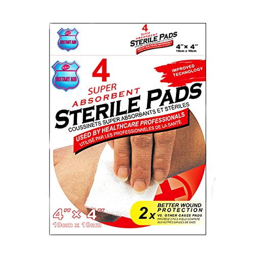 Sterile pads 4/pk