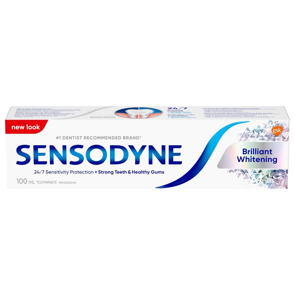 SENSODYNE BRILLIANT WHITENING 100ML 