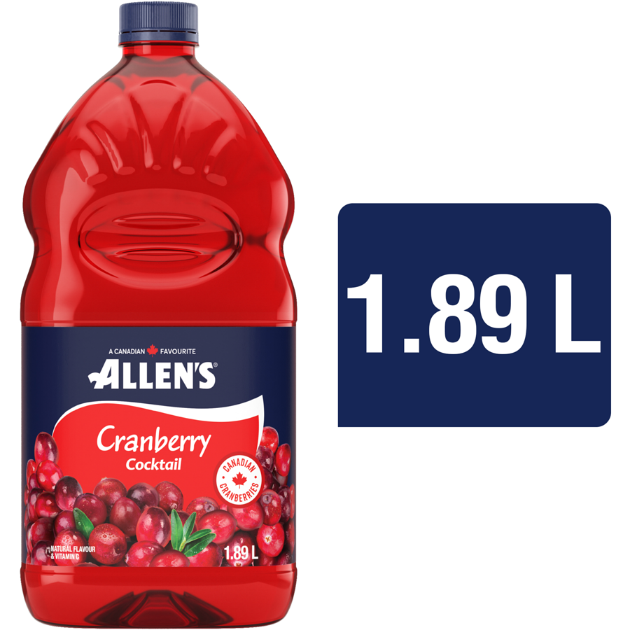 ALLEN'S CRANBERRY COCTAIL 1.89L