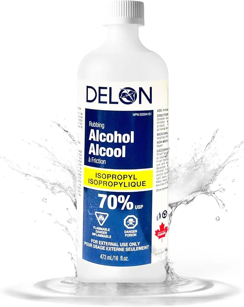 RUBBING ALCOHOL 70% /473ML (DELON)