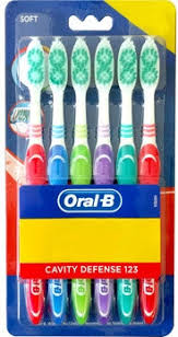 ORAL-B TOOTH BRUSH 6/PK 