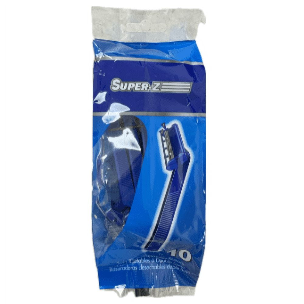 SUPER -Z TWIN BLADE RAZORS / 10PK 