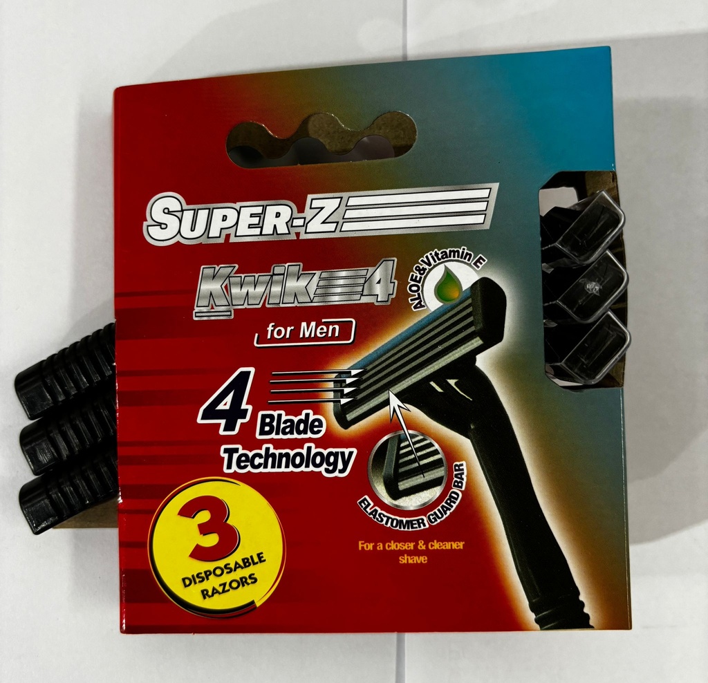 Super-Z razors 3p/pk