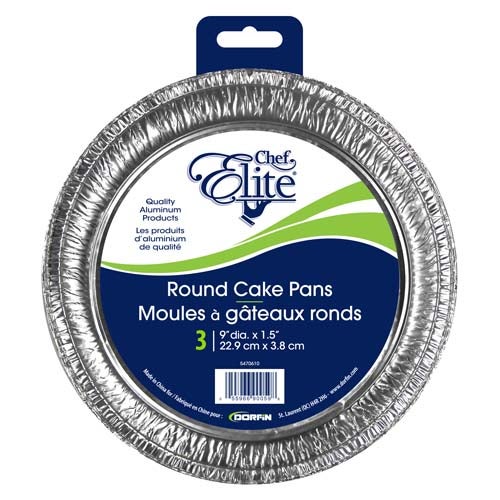 ROUND CAKE PANS Round 3/PK